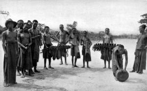 Native Musicians at Lusambo (Lualuba-Kassai) - p. 98