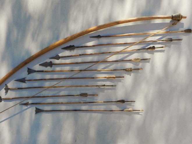 Arc et flèches lubas